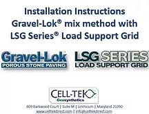 Gravel-Lok® with LSG Installation Instructions