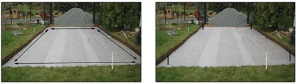 For Loose Gravel Top Installation